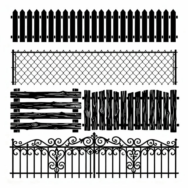 Fence Clip Art - Made With AI gallery