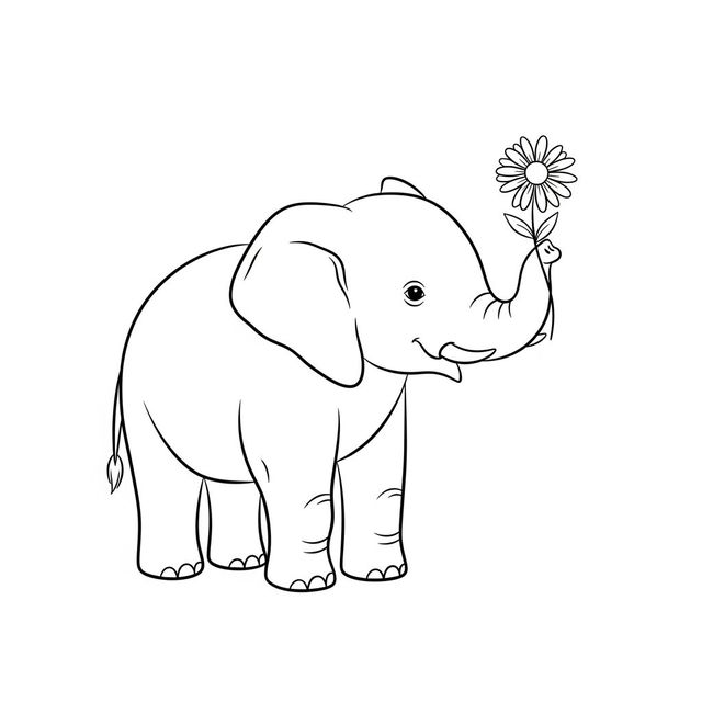 Easy Elephant Drawings Gallery gallery