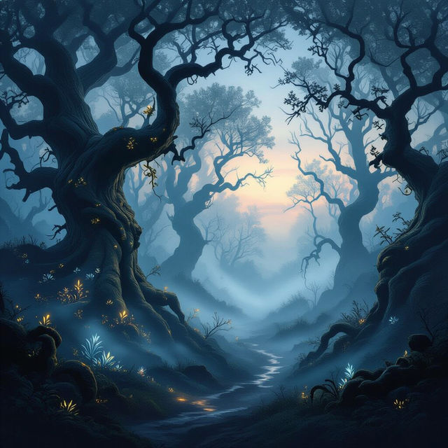 Dark Forest Art - AI Generated gallery