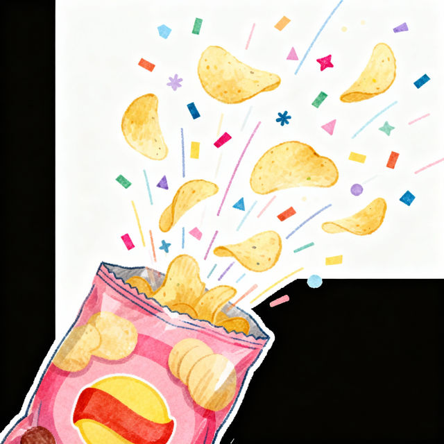 Bag of Chips Drawing gallery