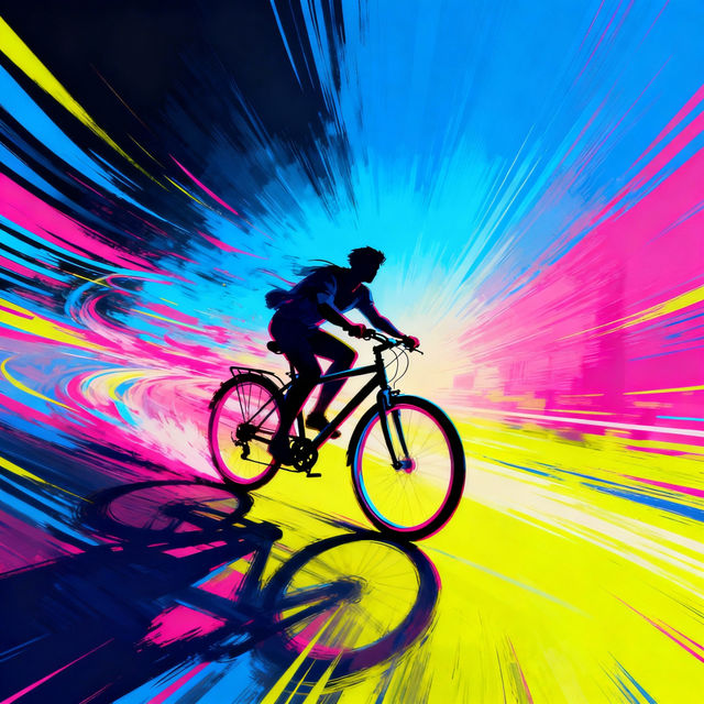 Cycle Drawing - Made With AI gallery