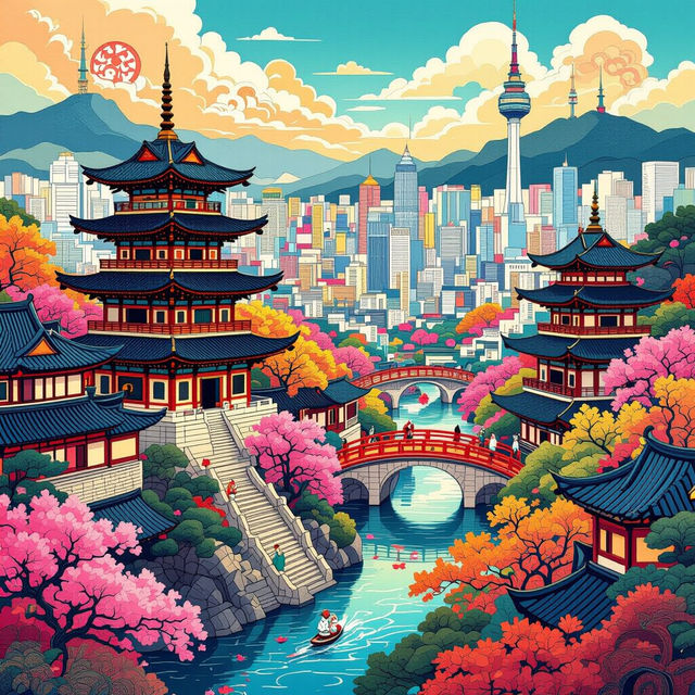 Explore AI-Generated Korean Art gallery