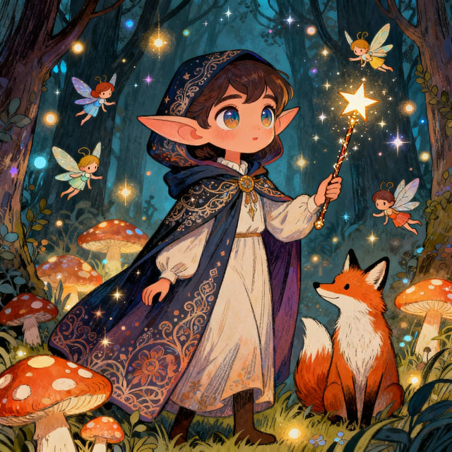 Character Drawings - AI Generated gallery