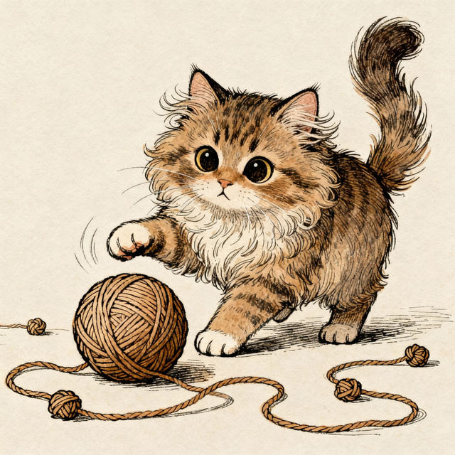 Drawing Of Cat - Made With AI gallery