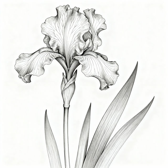 Iris Drawings - Made With AI gallery