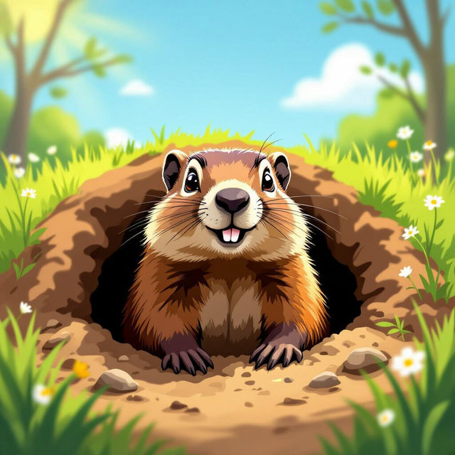 Image Of A Groundhog gallery