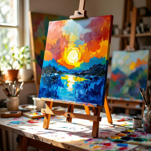 Picture Easel Stands - AI Generated Art gallery