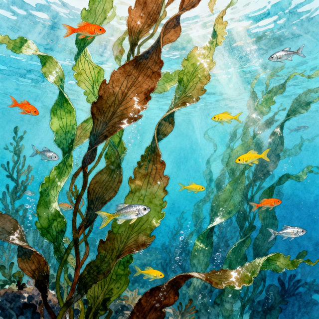 Kelp Drawings - Made With AI gallery