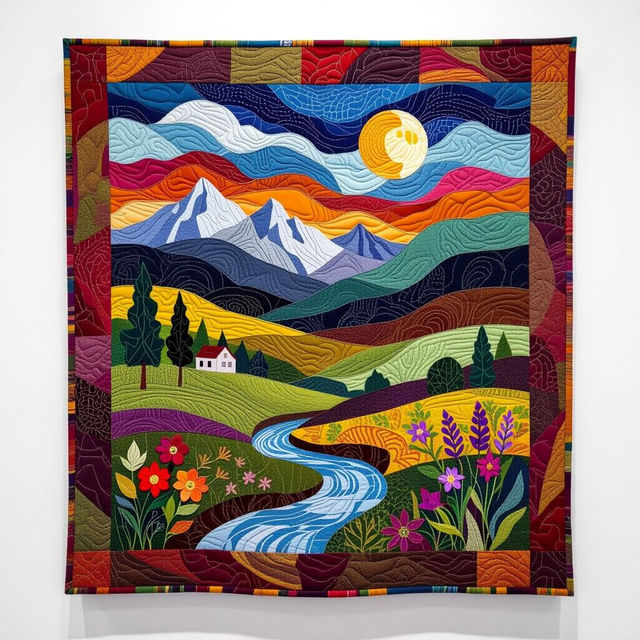 Art Quilt Designs - Made With AI gallery