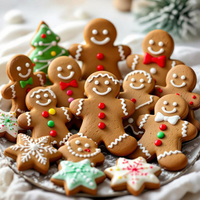 Pictures of Gingerbread Men - AI Generated gallery