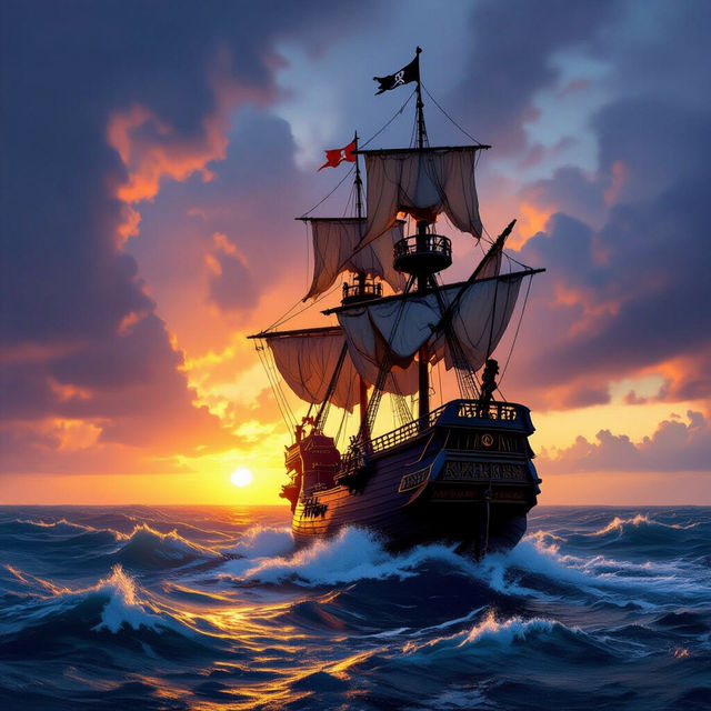 Pirate Ship Pictures - Made With AI gallery