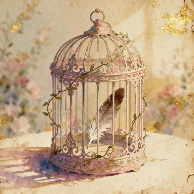 Bird Cage Drawings - AI Generated Art gallery