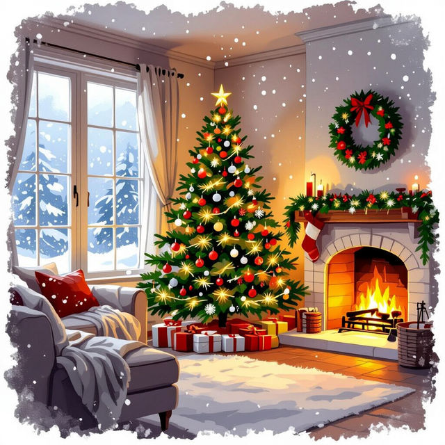 Generate Stunning Christmas Art gallery