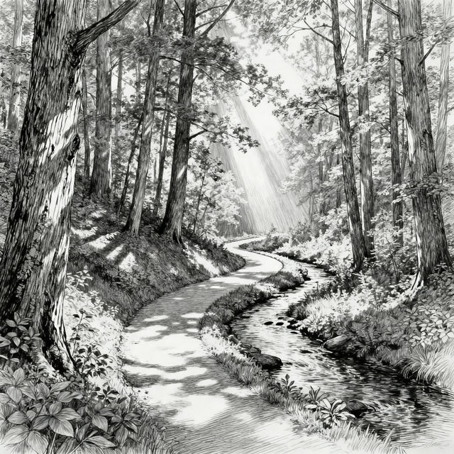 Nature Drawings - AI Generated Art gallery