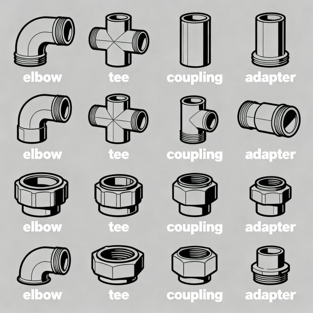 PVC Pipe Fittings Names and Images gallery