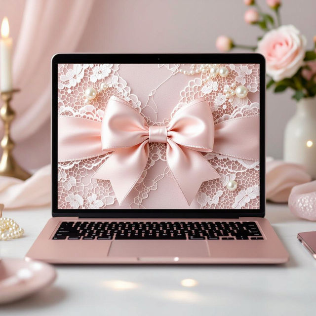 Coquette Bow Wallpaper for Laptops gallery