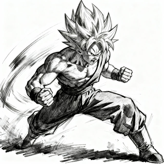 Goku Sketch Art gallery
