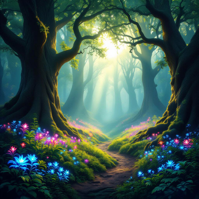 Beautiful Forest Pictures - AI Generated gallery