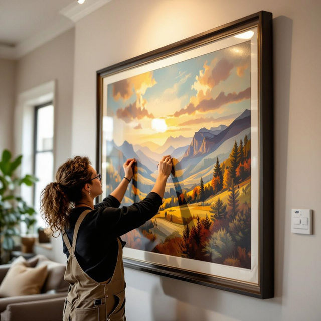 Hanging Heavy Pictures - Made With AI gallery