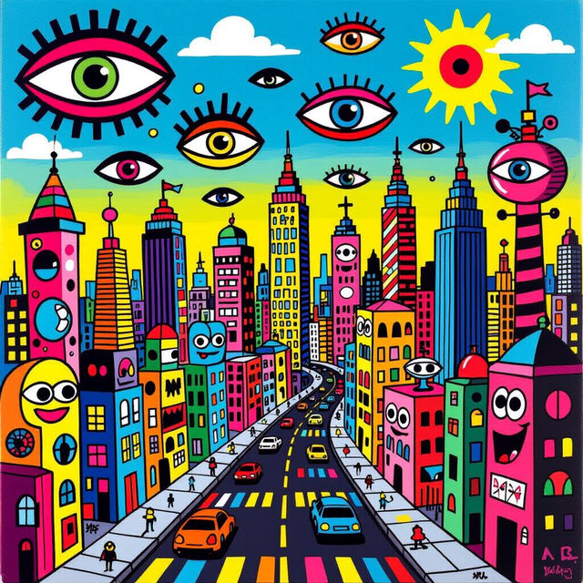 Kenny Scharf Art Style gallery