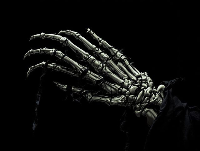 Skeleton Hand Drawing gallery