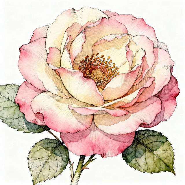 Flower Drawing Designs - Made With AI gallery