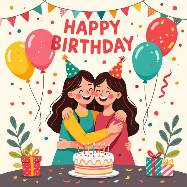 Happy Birthday Sister Images - Made With AI gallery