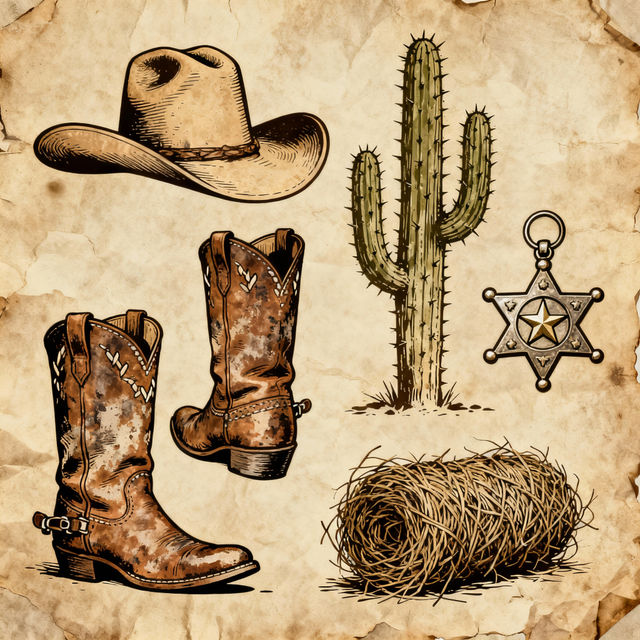Western Clip Art gallery