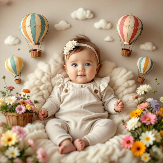 Creative Monthly Baby Picture Ideas gallery