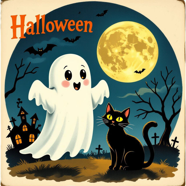 Vintage Halloween Images - AI Generated gallery