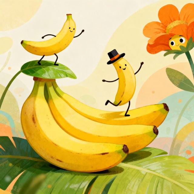 Banana Drawings - AI Generated gallery