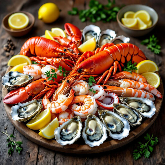 Seafood Pictures - AI Generated gallery