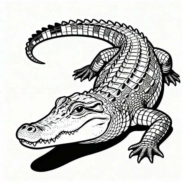 Gator Drawings - Created With AI gallery