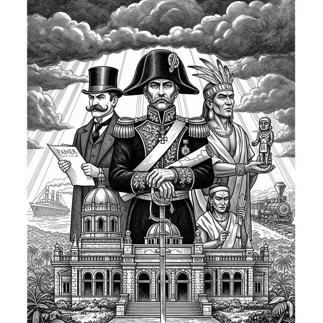 AI-Generated Imperialism Drawings gallery