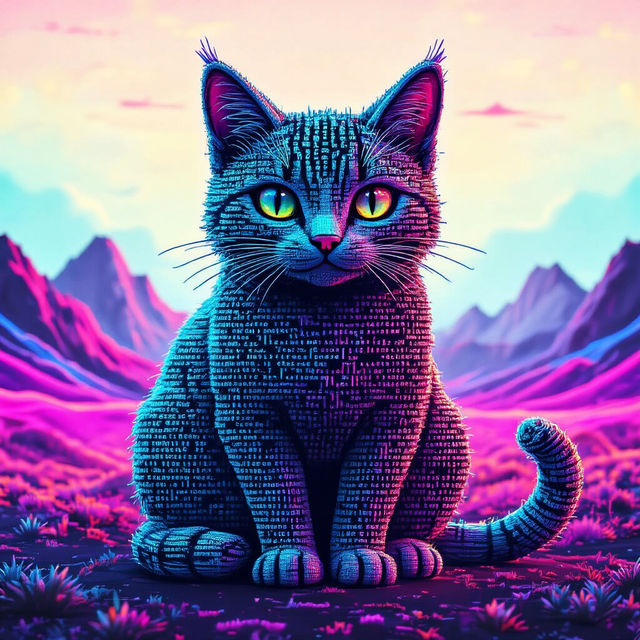 ASCII Art Cat Creations gallery