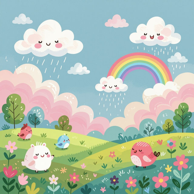 Pastel Cute Wallpaper - AI Generated gallery