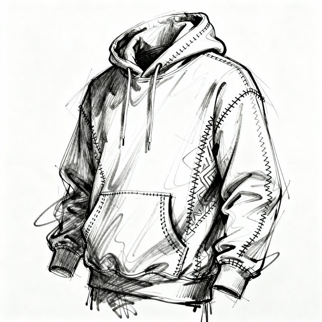 Hoodie Sketch - AI Generated Designs gallery