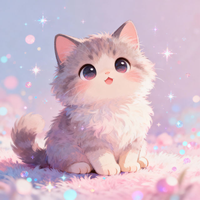 Chibi Cat Drawings - Made With AI gallery