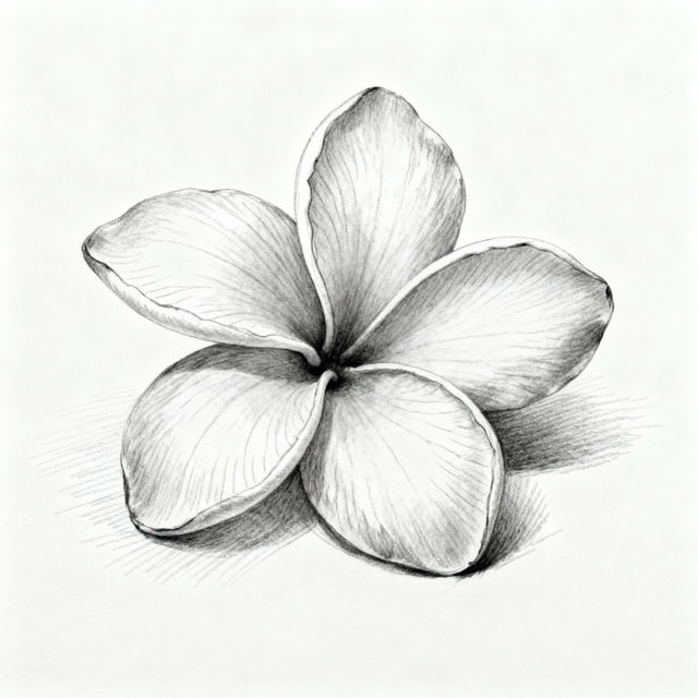 Plumeria Drawings - AI Generated Art gallery