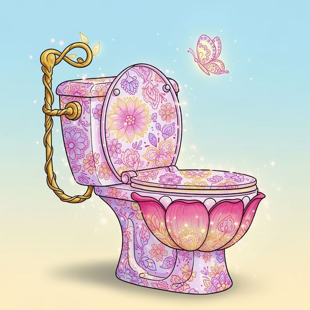 AI-Generated Toilet Drawings gallery