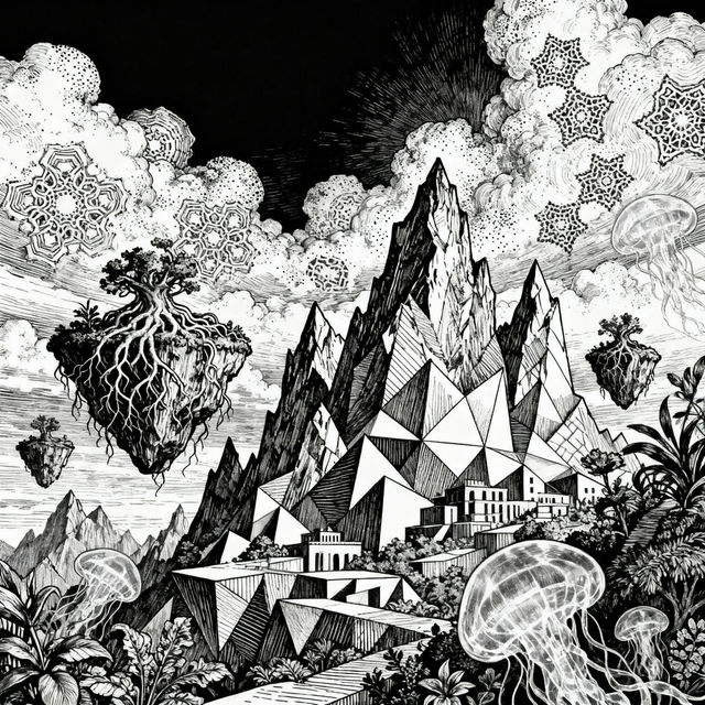 Black and White Art Drawings gallery