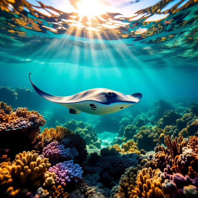 Stingray Art - AI Generated gallery