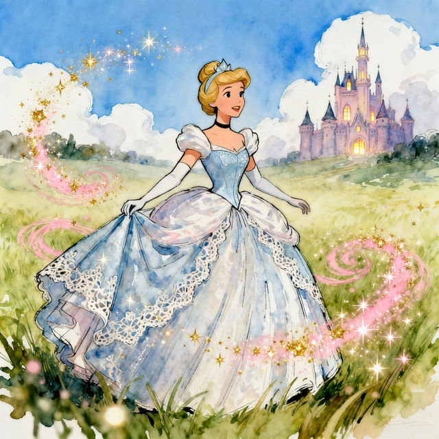 Cinderella Drawings - AI Generated gallery
