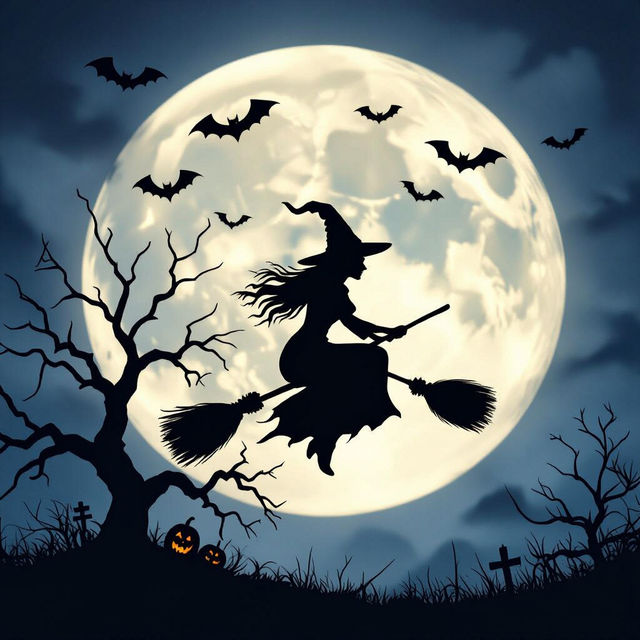 Halloween Silhouette Images - AI Generated gallery