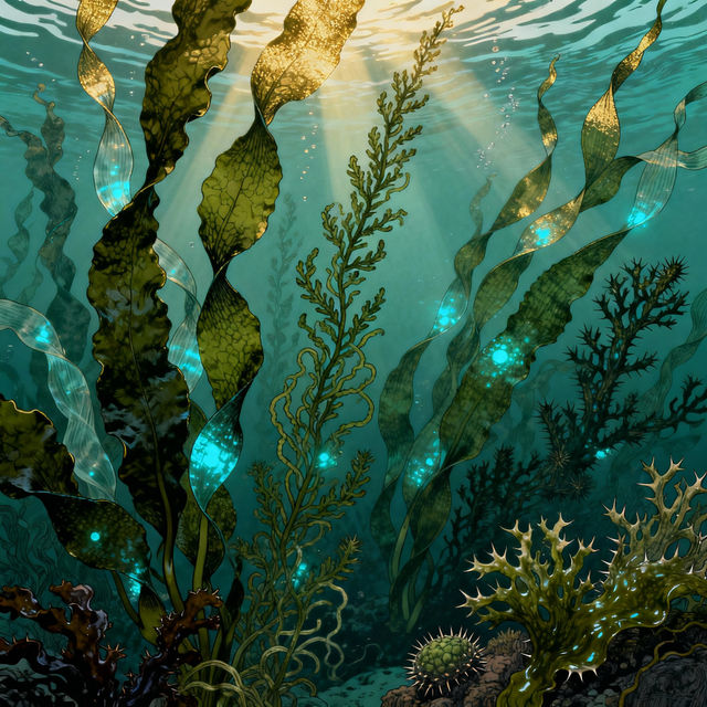 Seaweed Drawings - Made With AI gallery