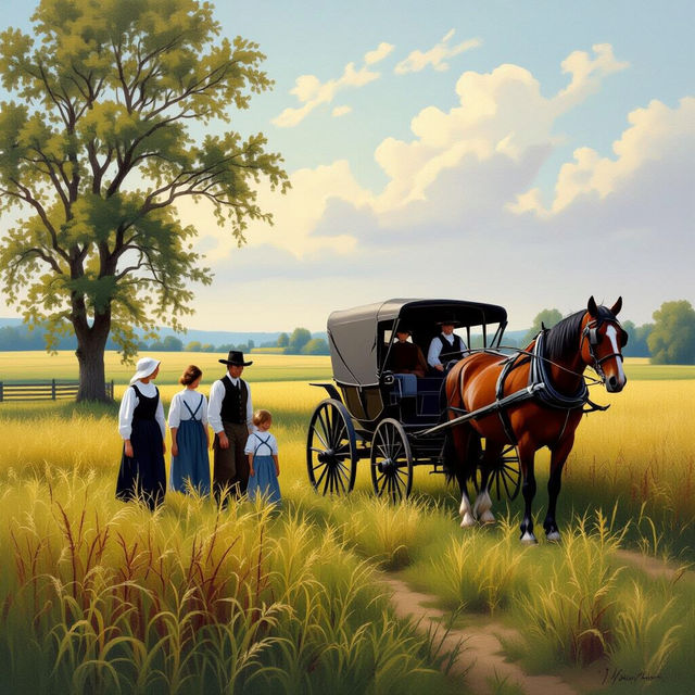 Pictures of Amish People - AI Generated gallery