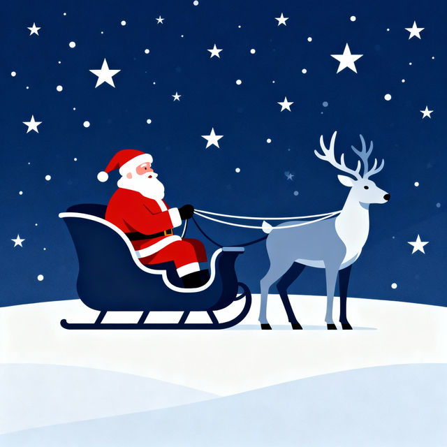 Christmas Silhouette Images - AI Generated gallery