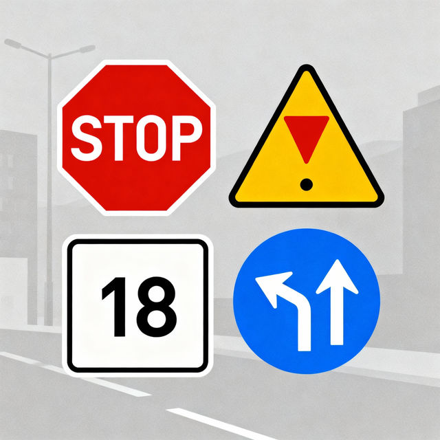 Traffic Signs Pictures - Made With AI gallery