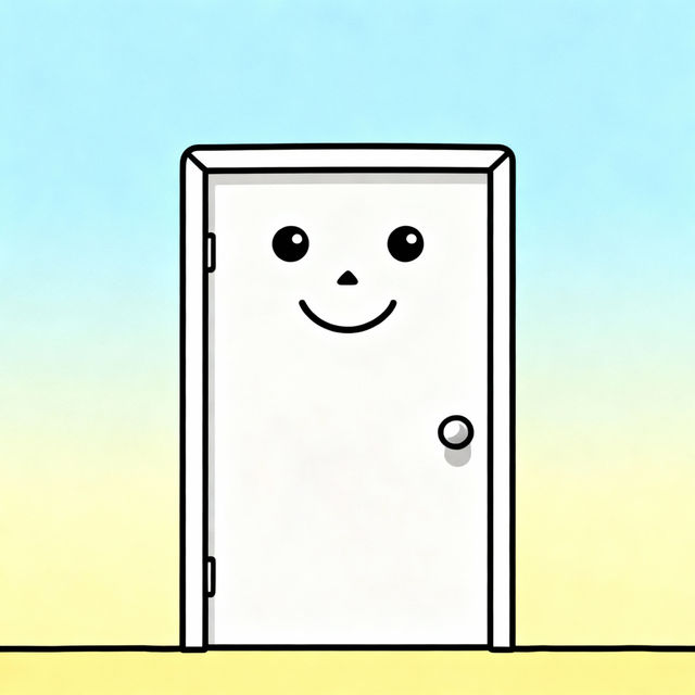 Door Drawing Easy gallery