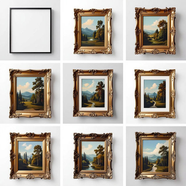 Picture Frames 24x36 - AI Generated gallery